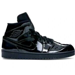 Women’s Air Jordan 1 Patent SE Triple Black - Size 6